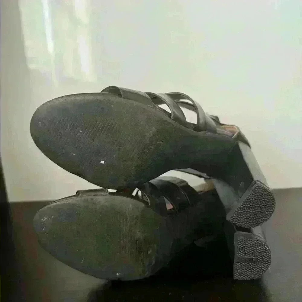 Streetwear Society Woman’s Black Heels Size 6 - Picture 7 of 7